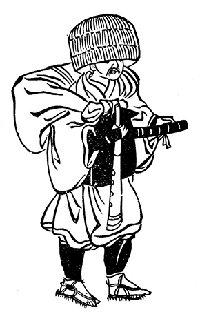 Figure 8: Example of a komusō outfit.